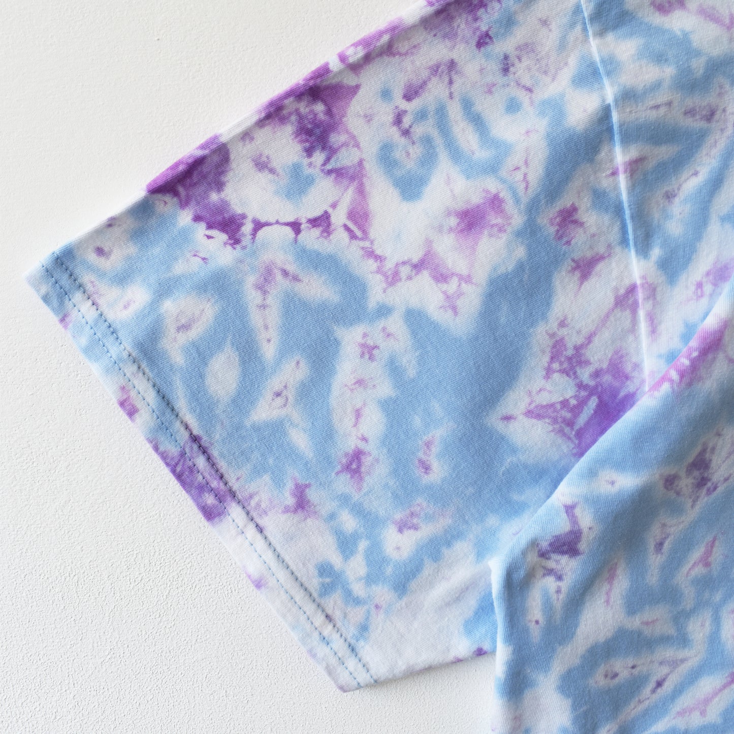 Cyborg Purple & Blue Reverse Tie-Dye LS T-Shirt