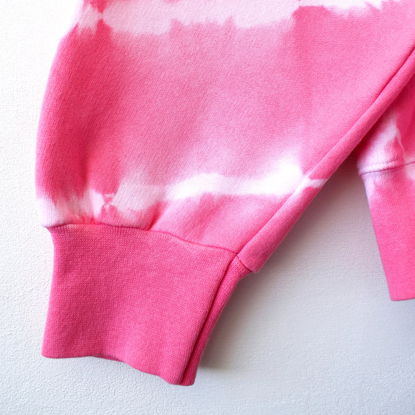 Pink Stripe Tie-Dye Hoodie