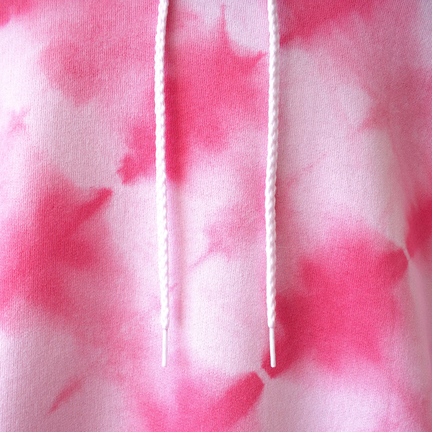 Pink Stripe Tie-Dye Hoodie