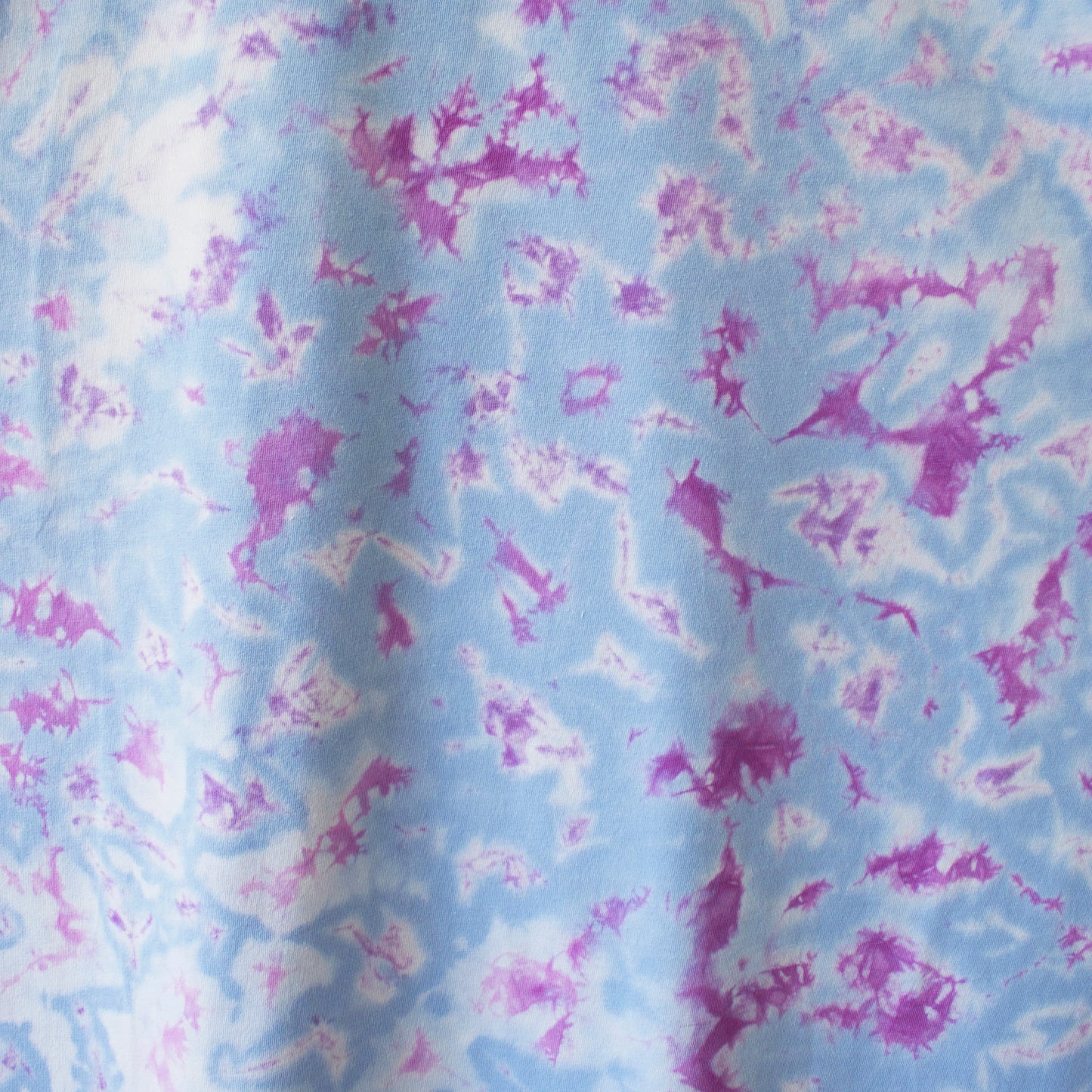 Cyborg Purple & Blue Reverse Tie-Dye LS T-Shirt