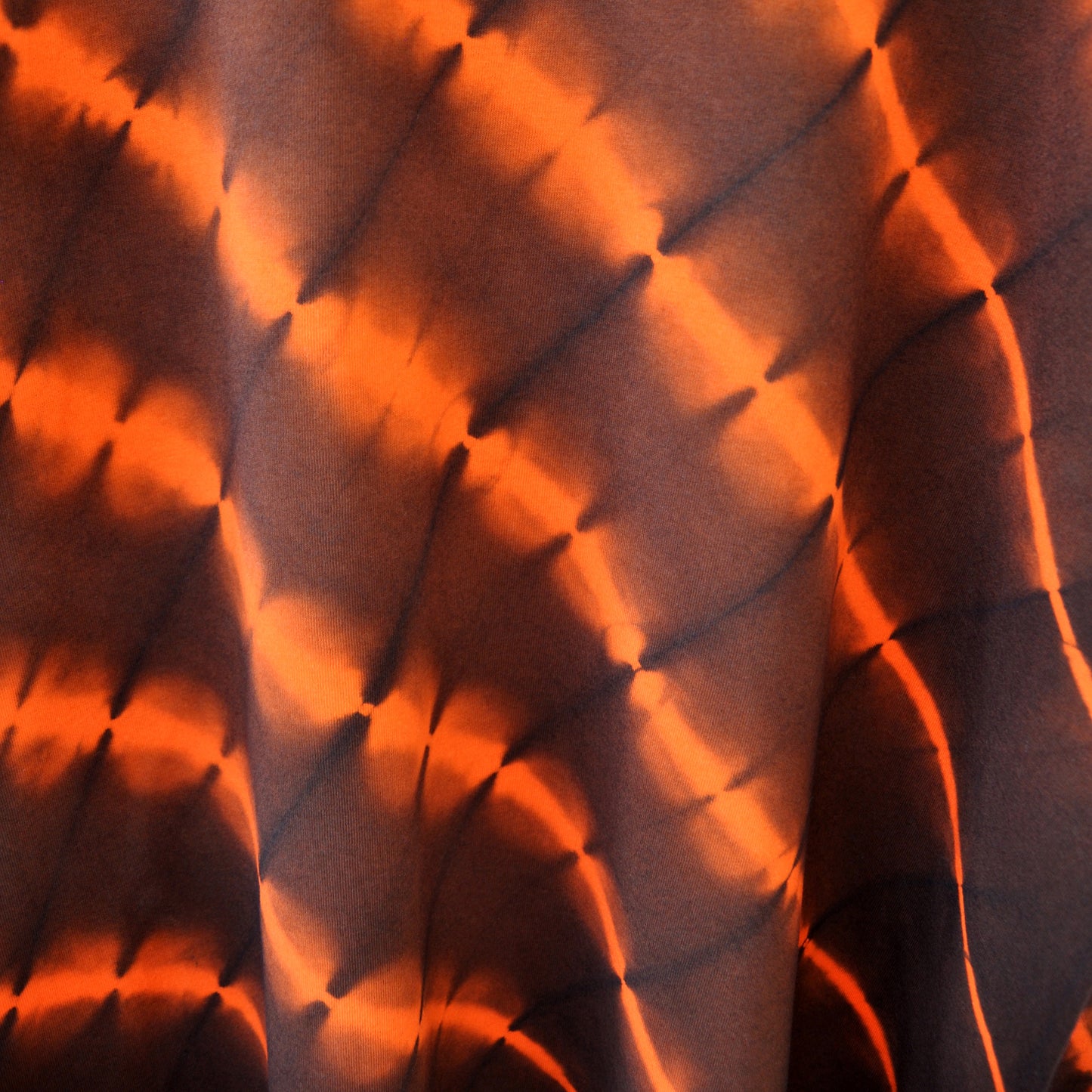 Orange Stripe Tie-Dye LS T-Shirt