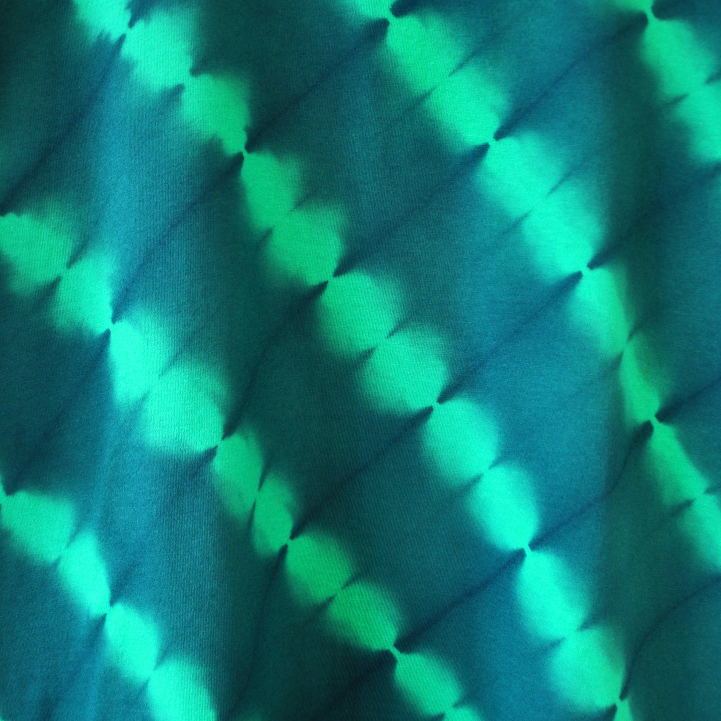 Green Stripe Tie-Dye T-Shirt