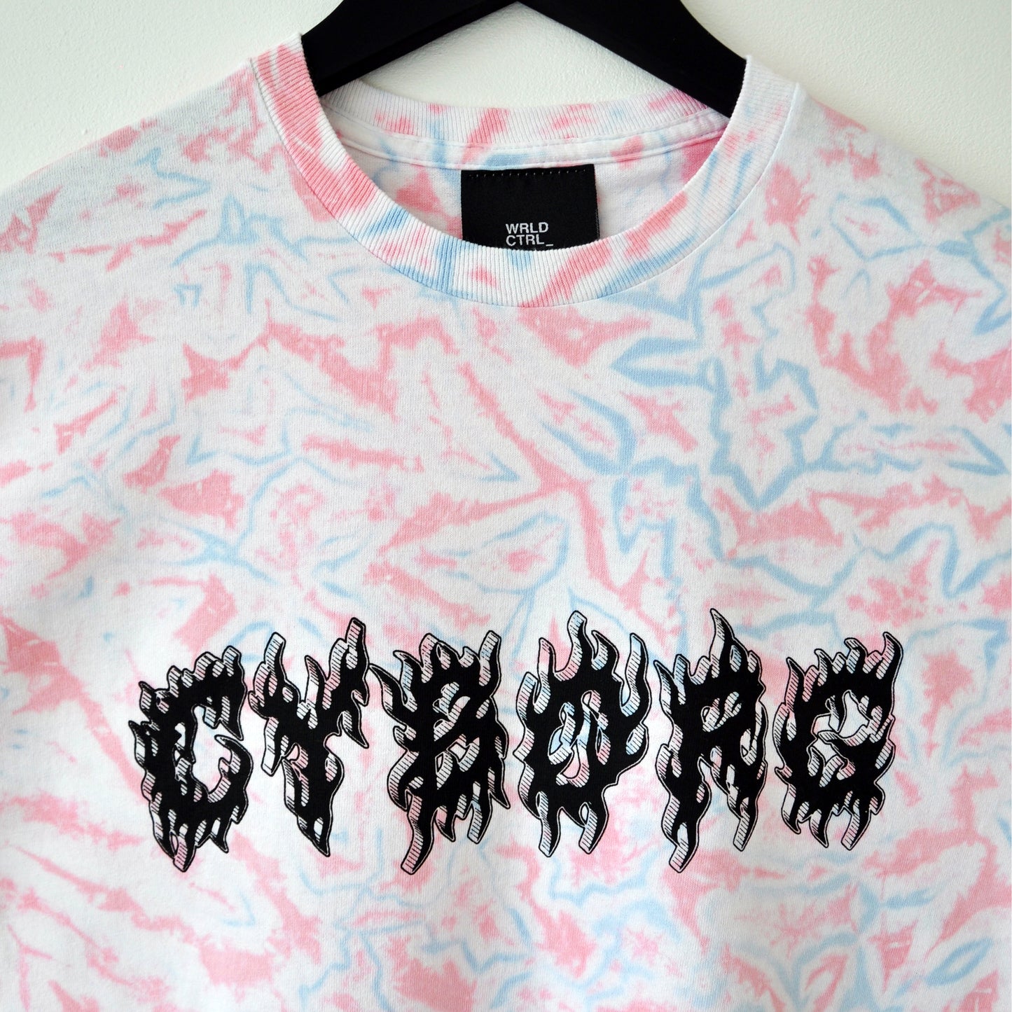 Cyborg Pink & Blue Reverse Tie-Dye LS T-Shirt