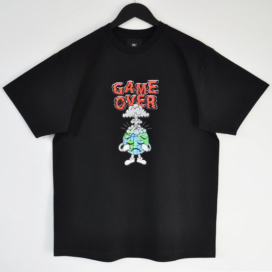 Game Over Print Black T-Shirt