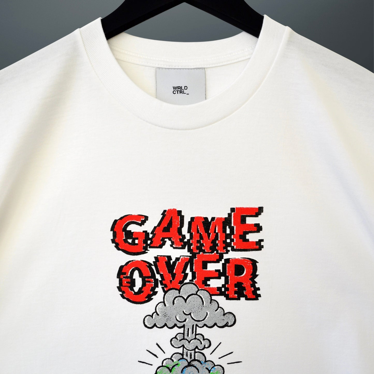 Game Over Print White T-Shirt