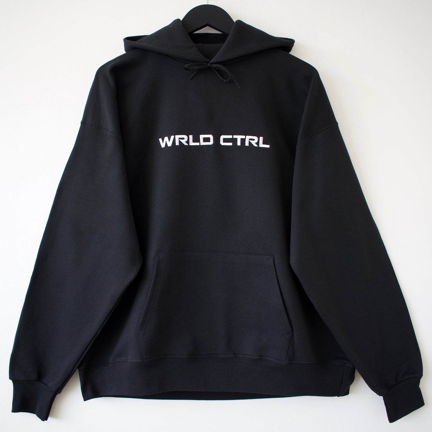 Connect Embroidered Logo Black Hoodie