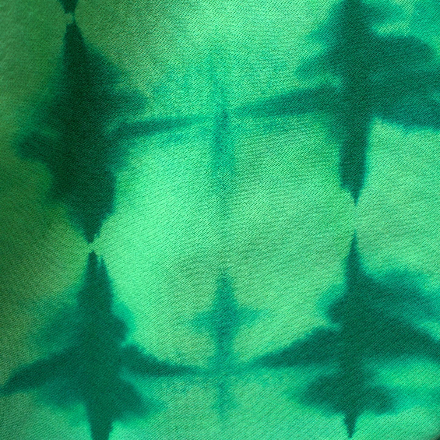 Green Stripe Tie-Dye Hoodie