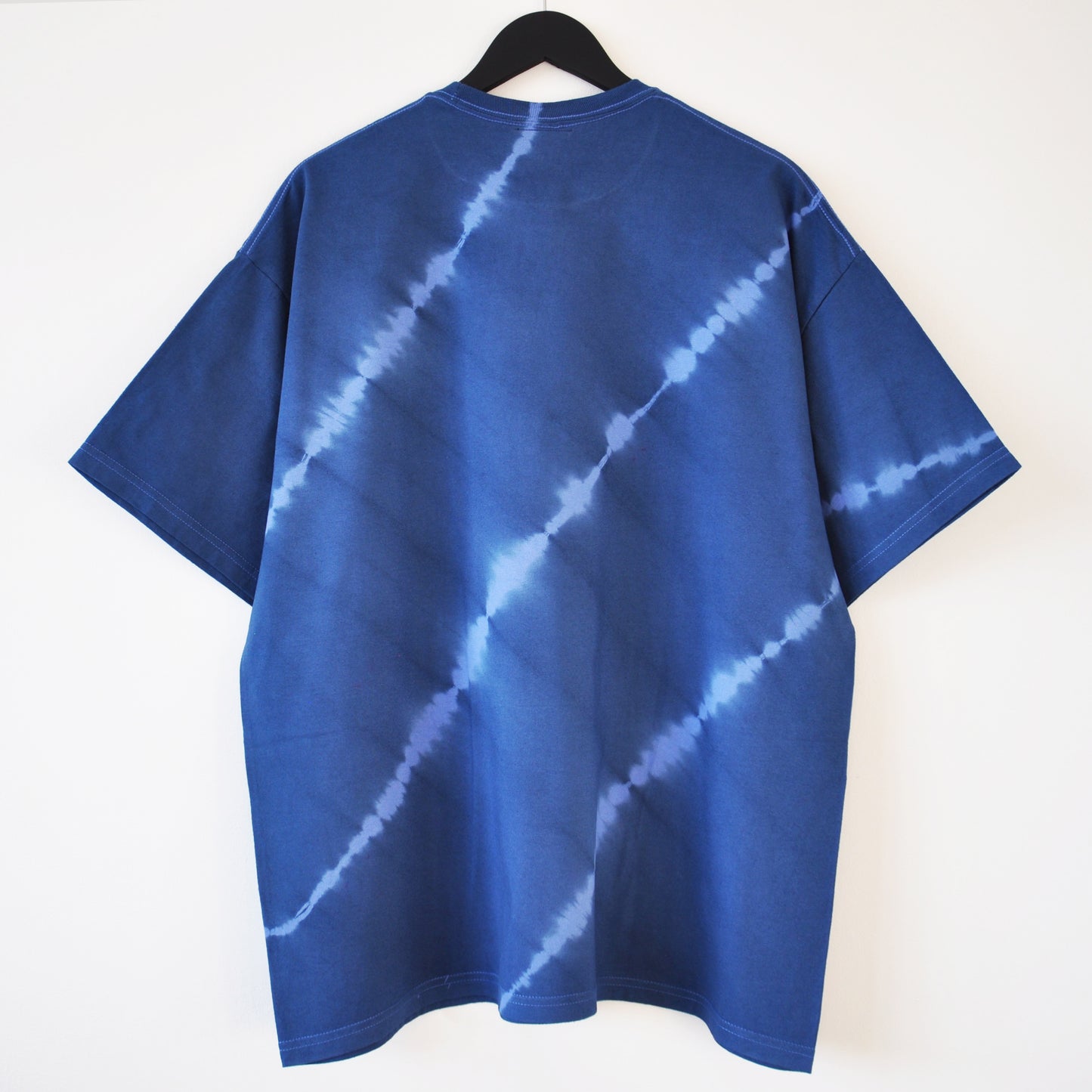 Indigo Stripe Tie-Dye T-Shirt