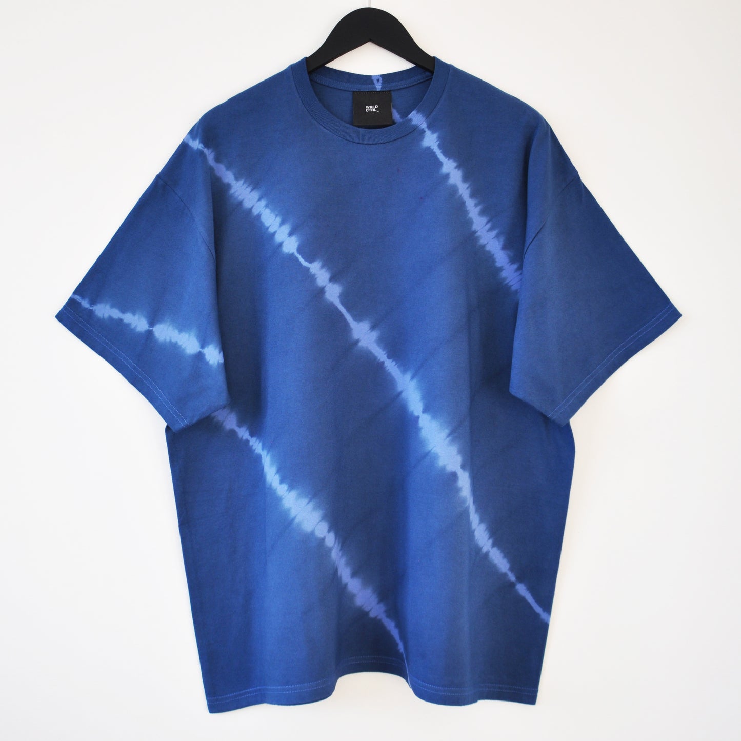 Indigo Stripe Tie-Dye T-Shirt