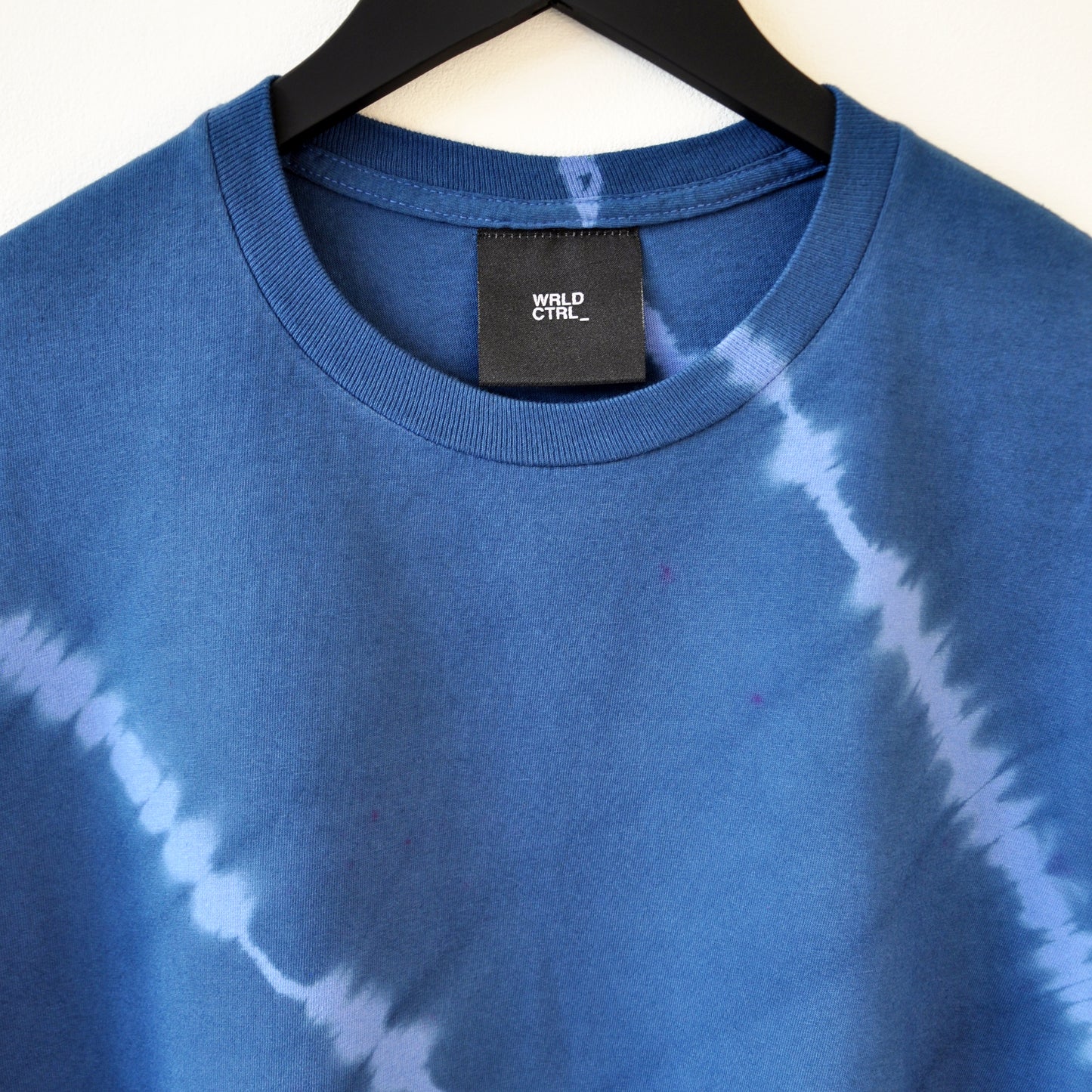 Indigo Stripe Tie-Dye T-Shirt