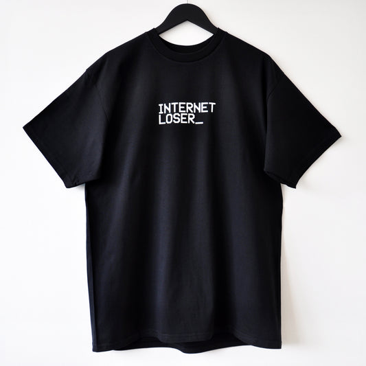 Internet Loser Print Black T-Shirt