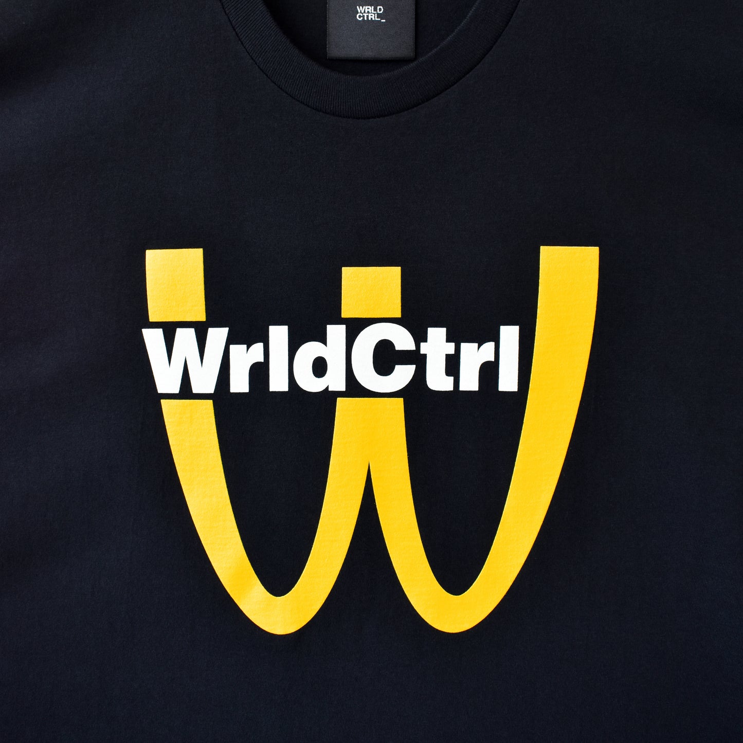 McWrld Print Black T-Shirt