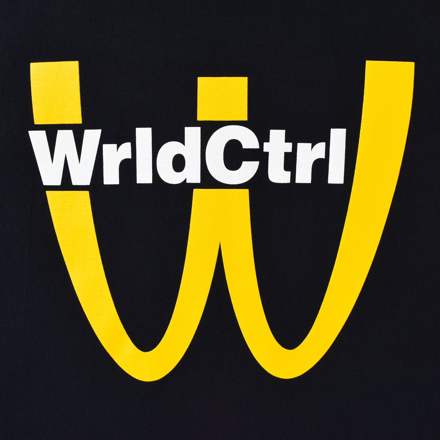 McWrld Print Black T-Shirt