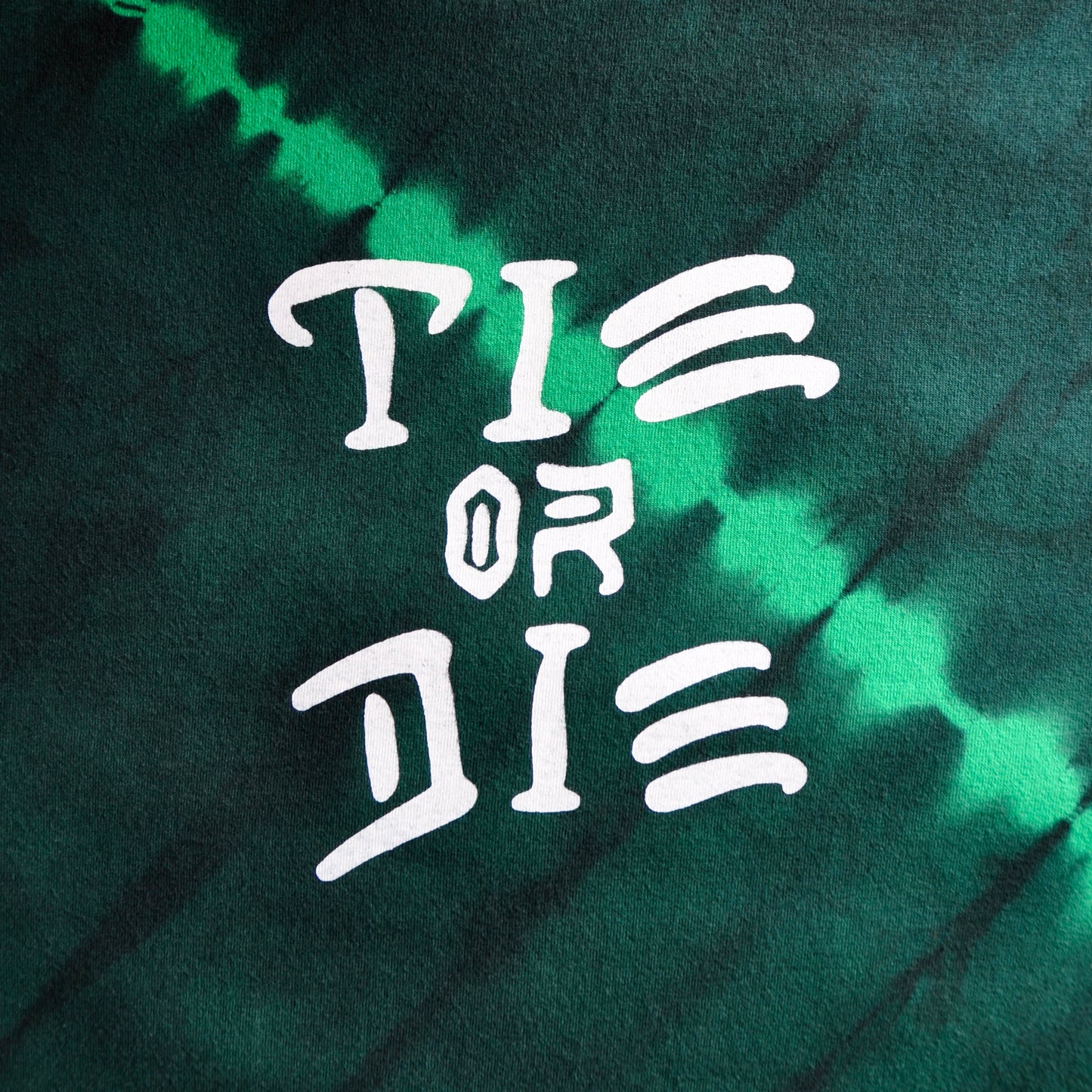 Tie Or Die Printed Tie-Dye T-Shirt