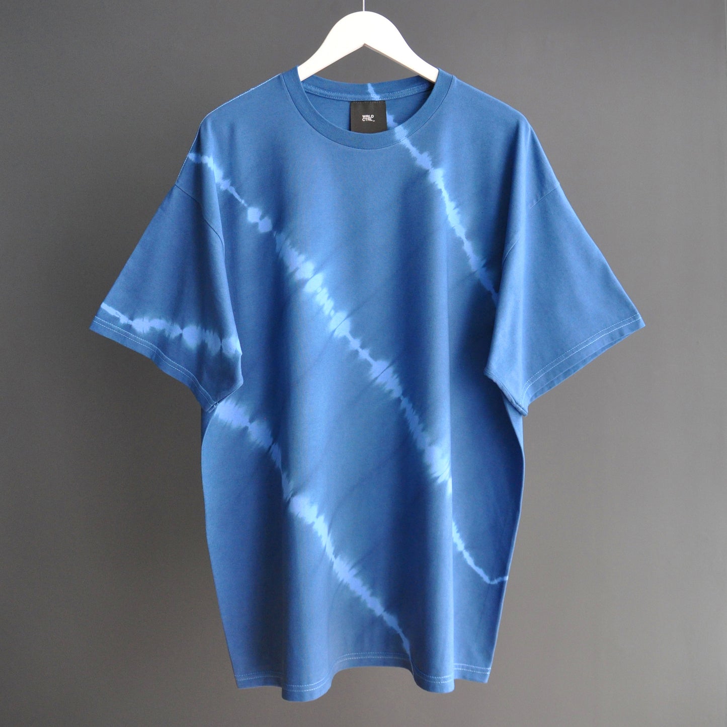 Indigo Stripe Tie-Dye T-Shirt