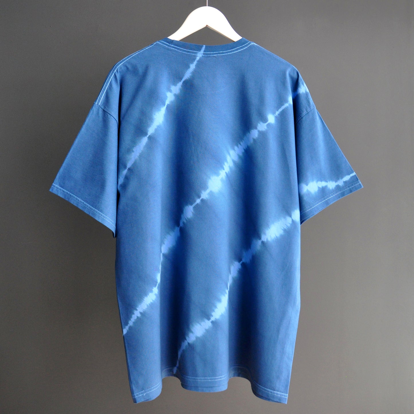 Indigo Stripe Tie-Dye T-Shirt