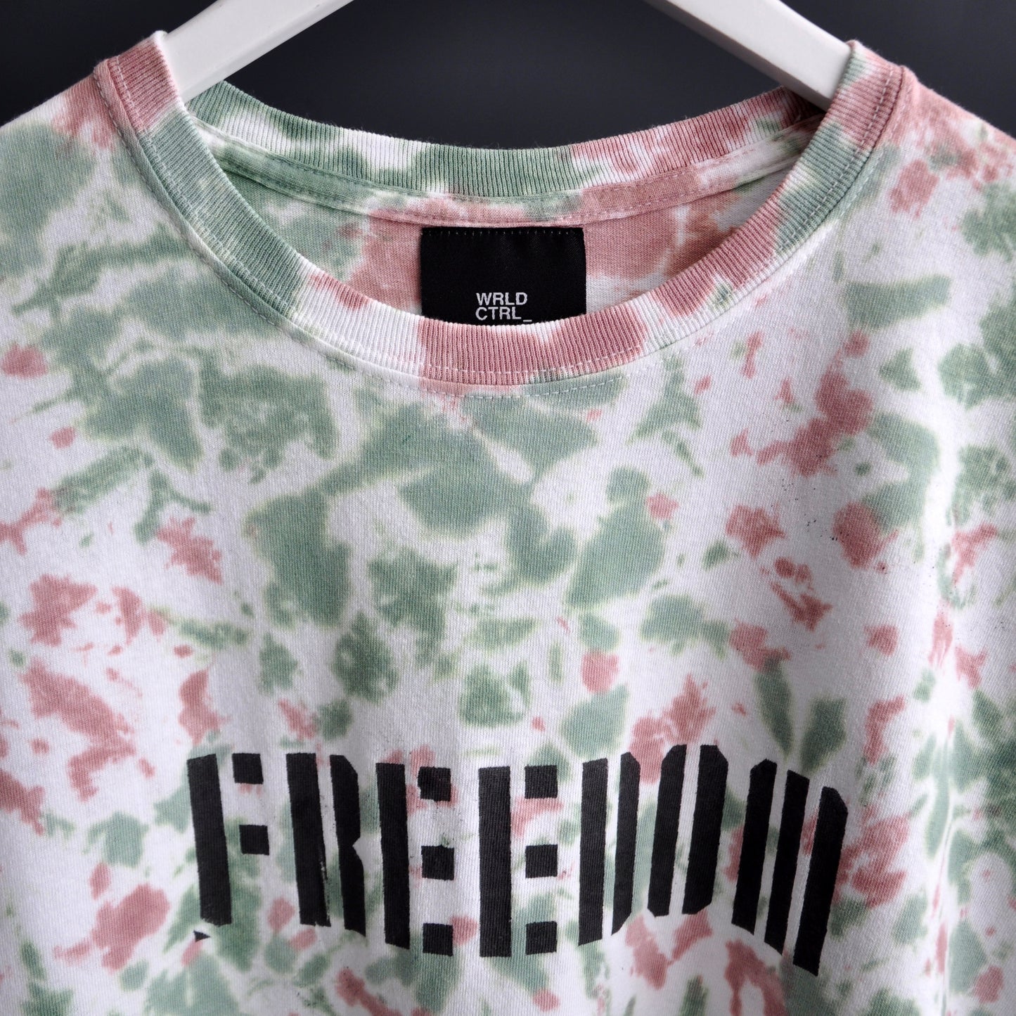 Freedom Stencil Camo Tie-Dye T-Shirt