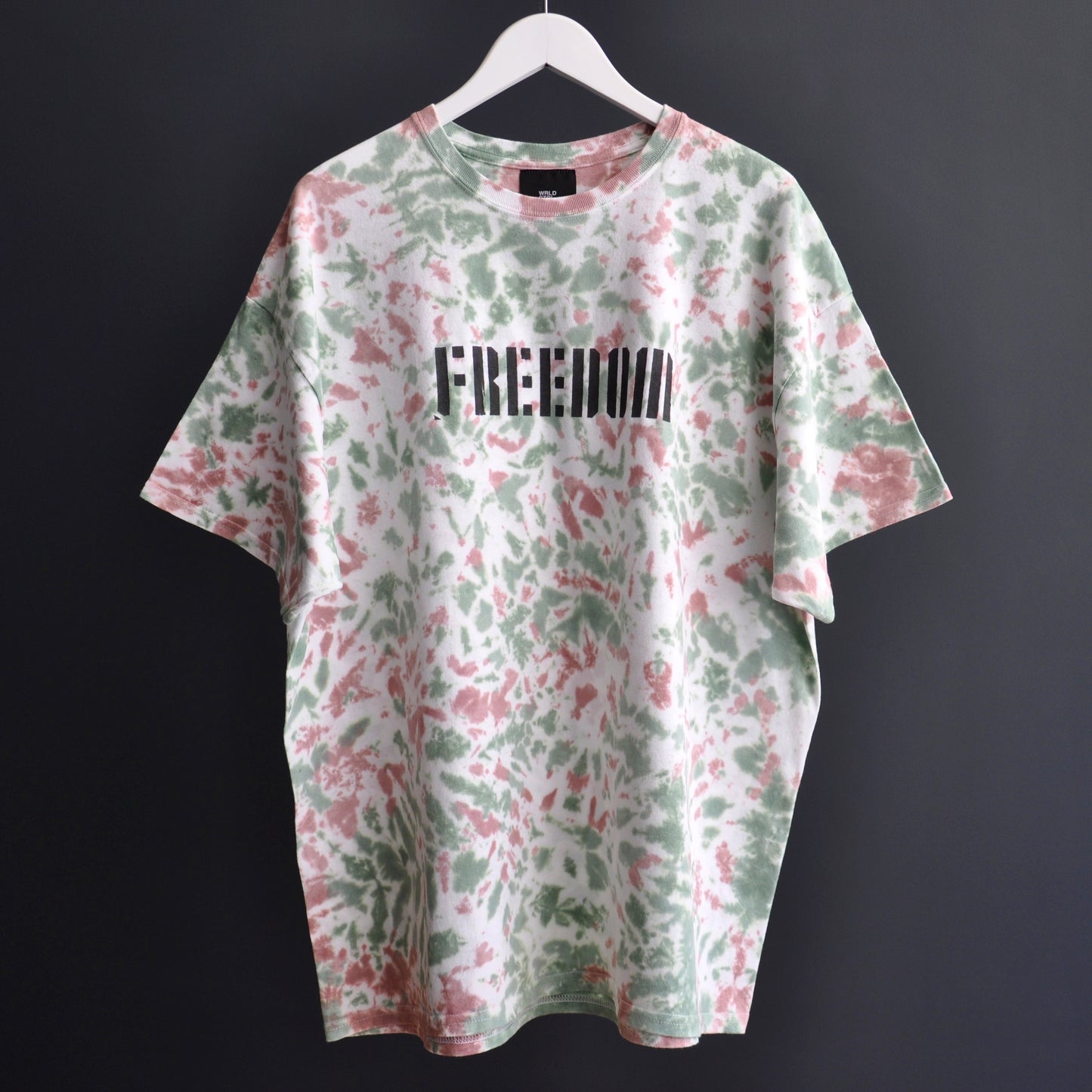 Freedom Stencil Camo Tie-Dye T-Shirt