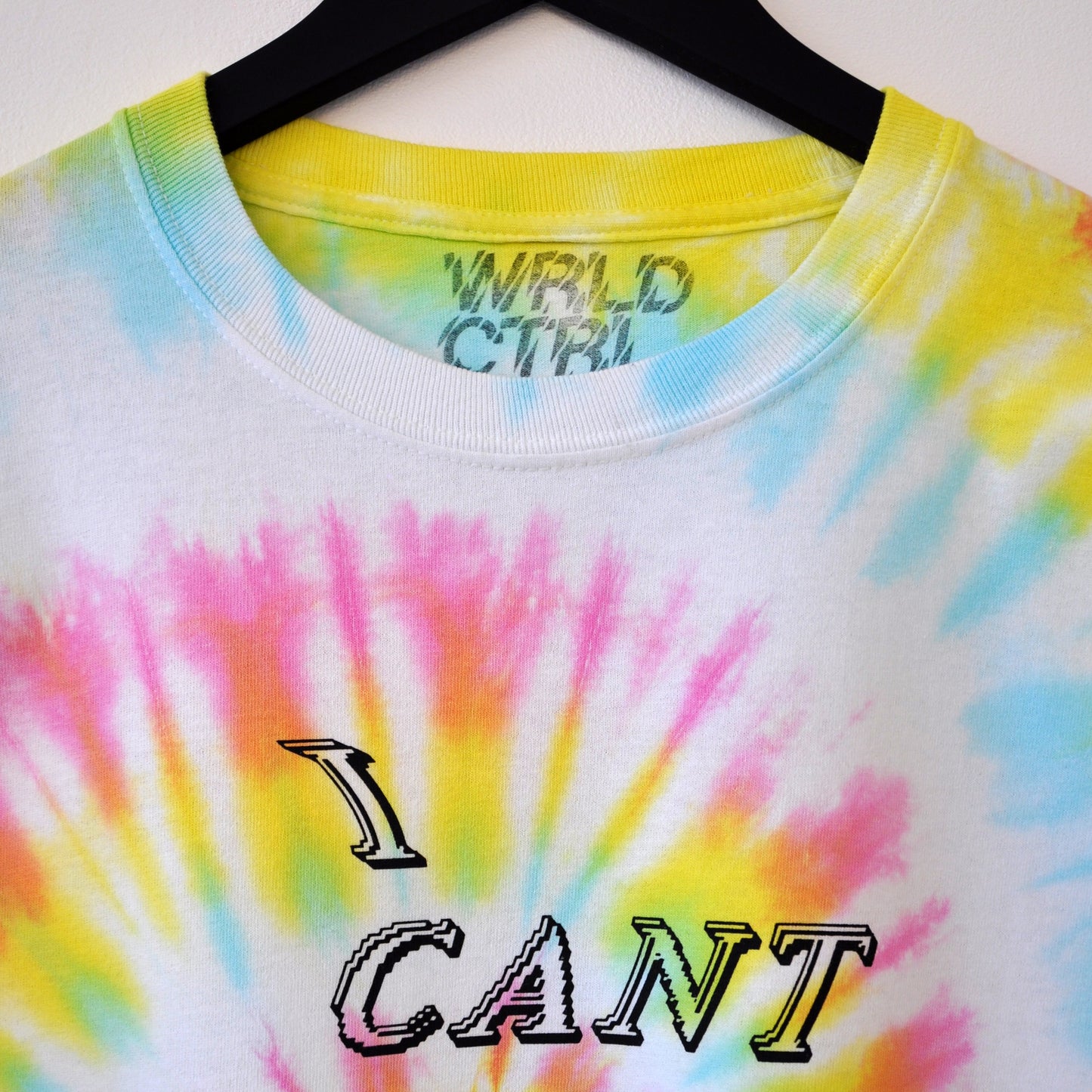 I Cant Log Off Spiral Tie-Dye LS T-Shirt