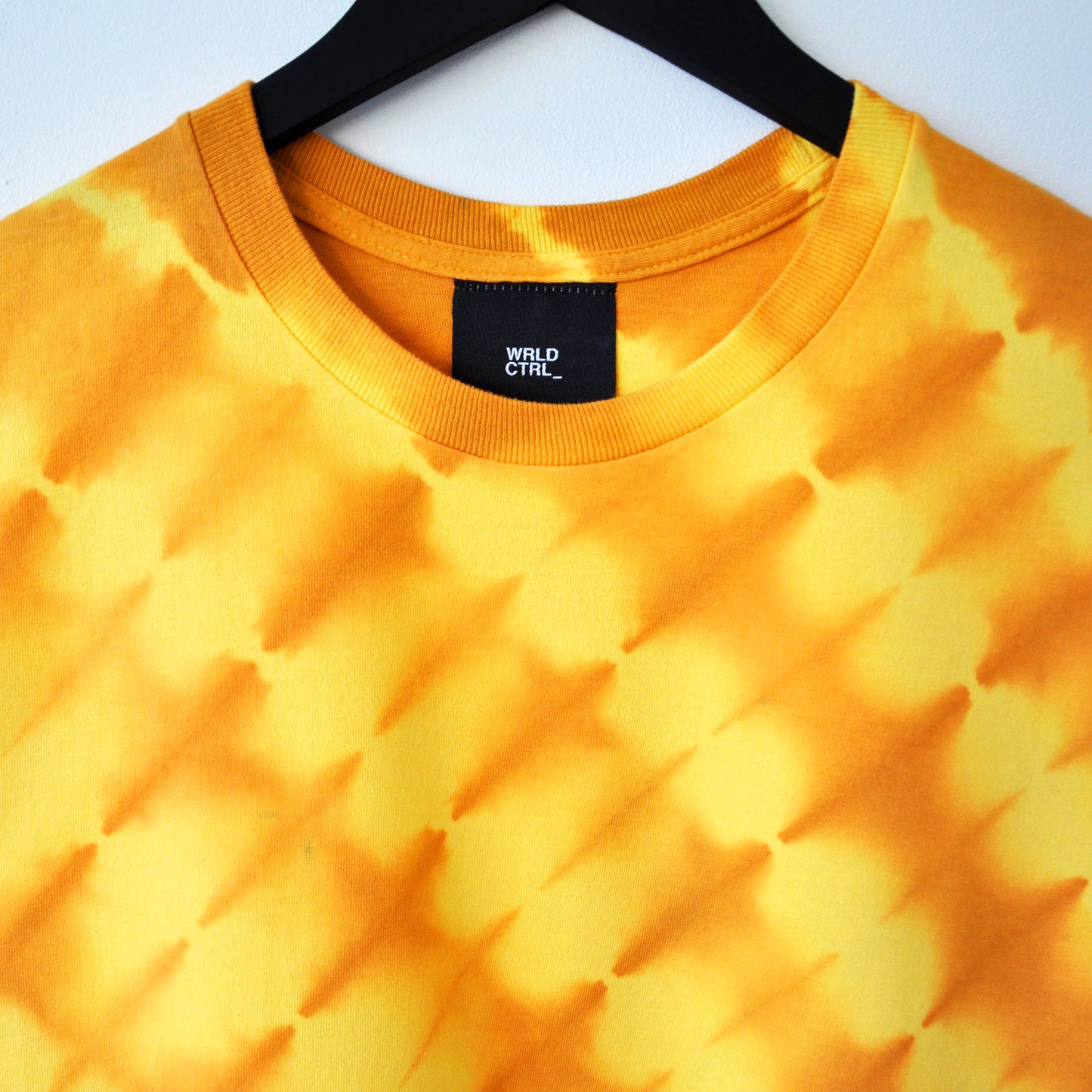 Yellow Stripe Tie-Dye T-Shirt
