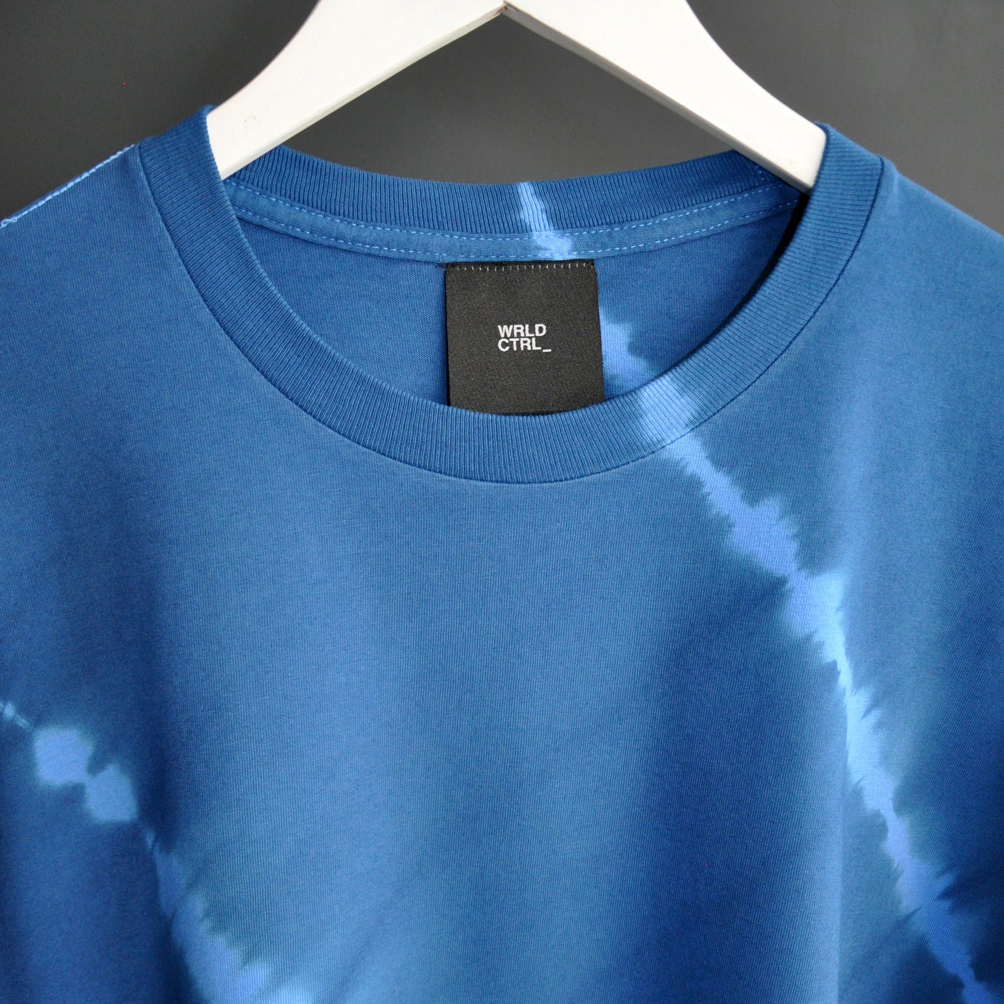 Indigo Stripe Tie-Dye T-Shirt